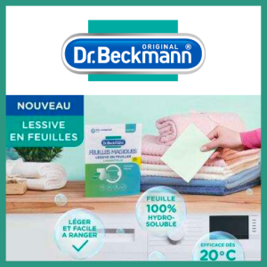Offre 100% remboursé Dr. Beckmann Feuilles Magiques (Lessive en